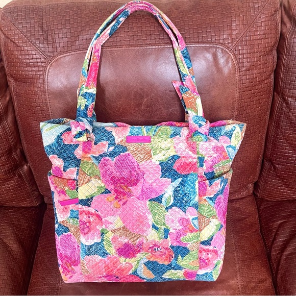 Vera Bradley Superbloom Large Spacious Tote Shoulder Bag - Picture 1 of 11